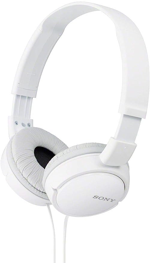 Sony MDR-ZX110A Wired On Ear Headphone without Mic (White) Sony MDR-ZX110A Wired On Ear Headphone without Mic (White)